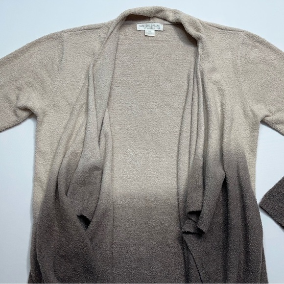 Barefoot Dreams Cardigan Womens Size L XL Bamboo Chic Lite Cocoa Ombre 436 - Picture 2 of 14